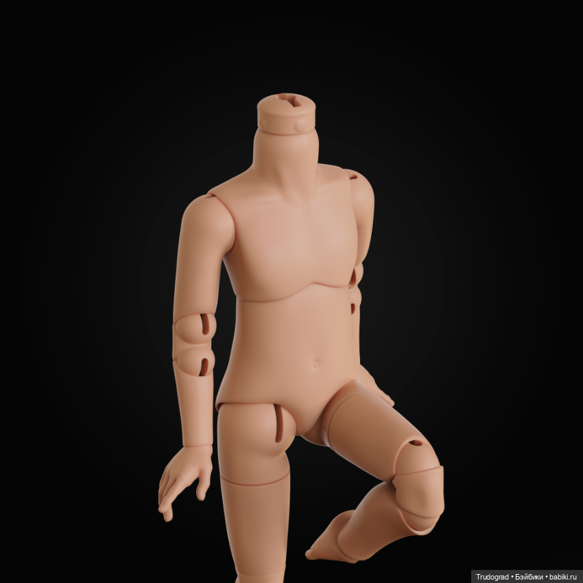 BJD тело Paola Reina mini мальчик (Светлое) (фото 2)