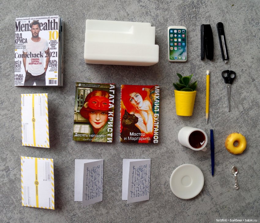 Настольный набор №9 масштаб 1:6 (фото 6)