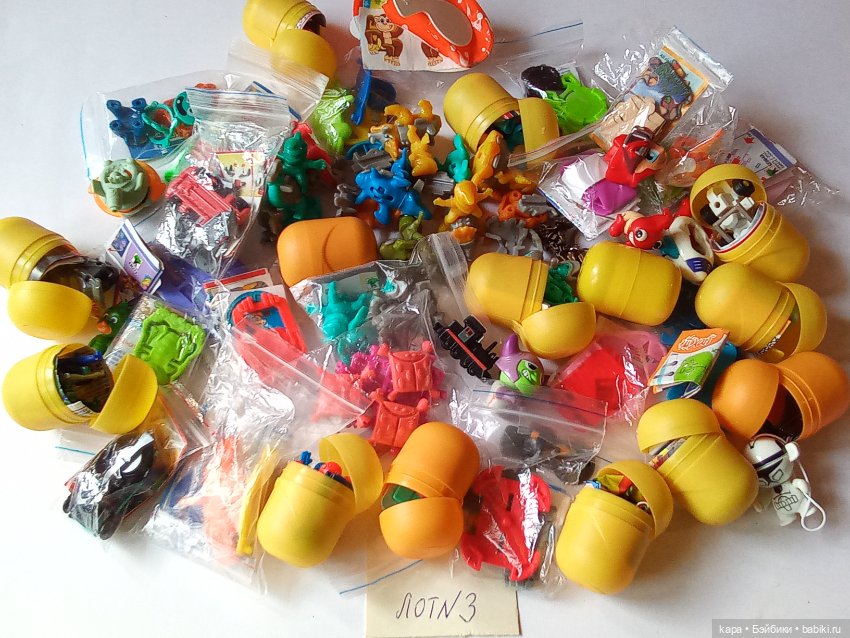 Игрушки из киндер сюрприза для мальчика. Три лота (фото 6)