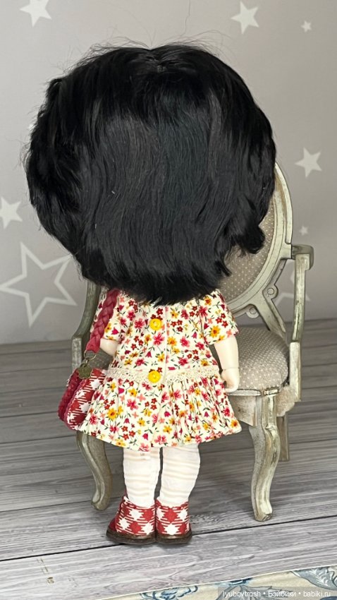 Комплект одежды + кожаная обувь для BJD 1/6 Q-baby (фото 9)