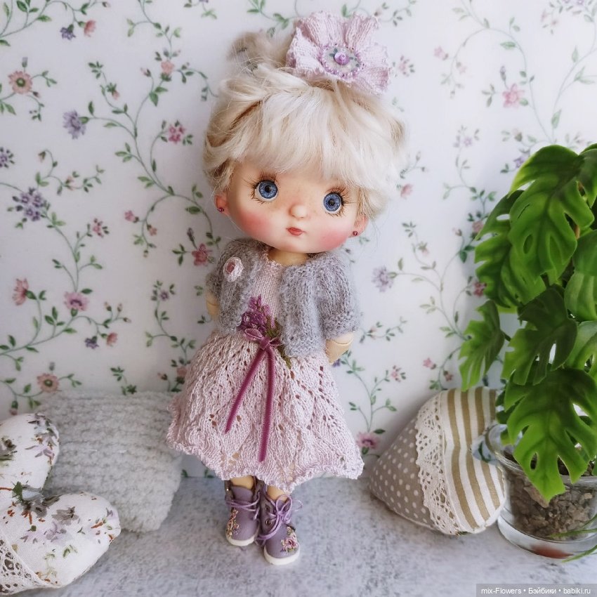 Ooak куколки, Нежная девочка Лаванда (фото 2)