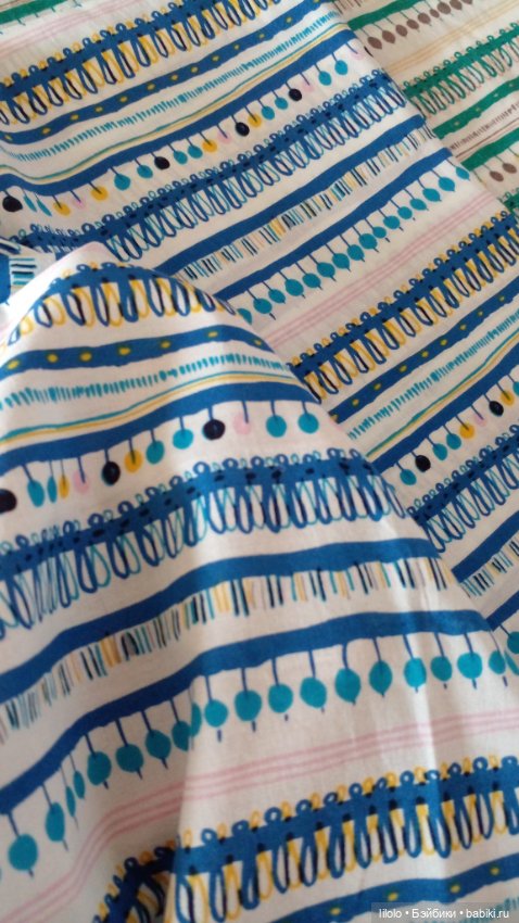 Лот ткани по типу батиста для кукольного рукоделия (фото 2)