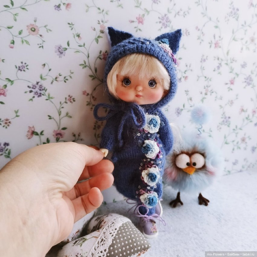 Ooak куколки, Нежная девочка Лаванда (фото 3)