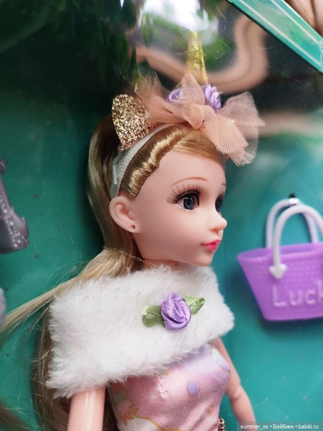 Кукла в наряде единорога шарнирная (фото 2)