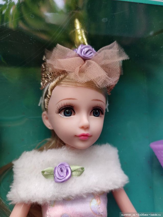 Кукла в наряде единорога шарнирная (фото 4)