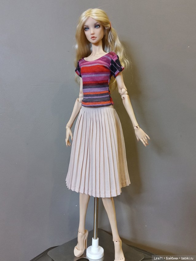 Футболка на девочек 1/4 — Одежда для BJD (фото 3)
