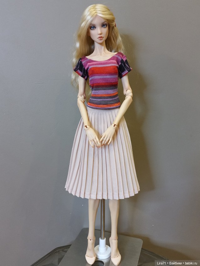 Футболка на девочек 1/4 — Одежда для BJD (фото 2)