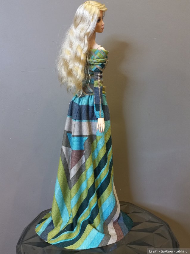 Платье из итальянского трикотажа на девочек 1/4 (фото 7)