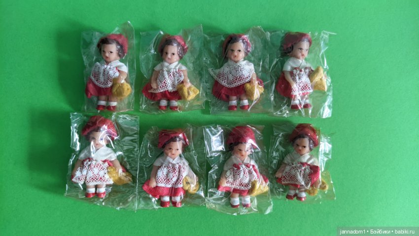 Резиновые малышки Аришки Ari красная шапочка, новая, высота 5 см (фото 10)