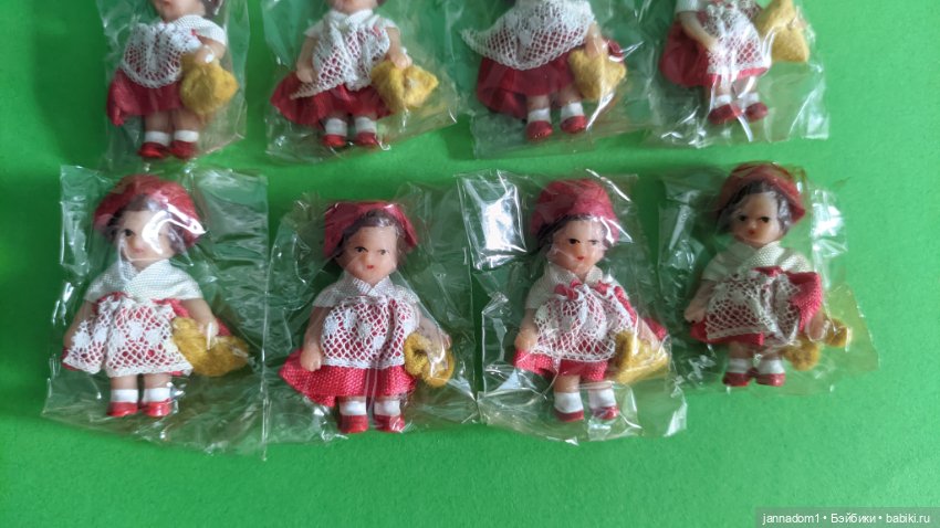 Резиновые малышки Аришки Ari красная шапочка, новая, высота 5 см (фото 7)