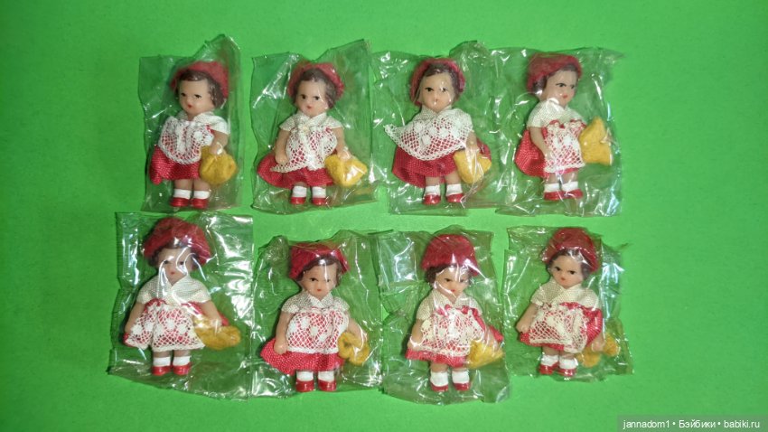 Резиновые малышки Аришки Ari красная шапочка, новая, высота 5 см (фото 6)