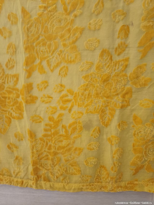 Винтажный панбархат с выжженным рисунком (фото 4)