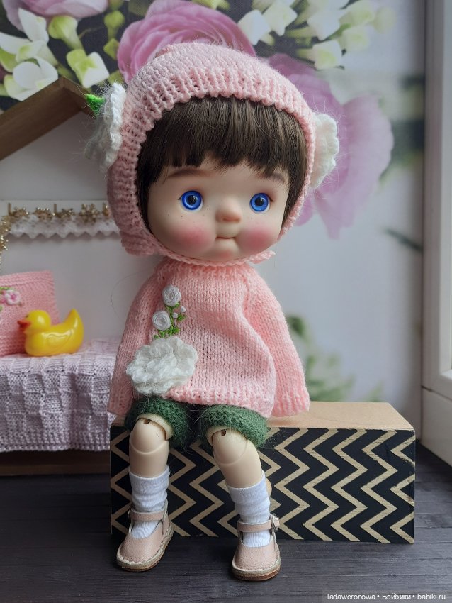 Вязаный комплект для большого Qbaby (фото 5)