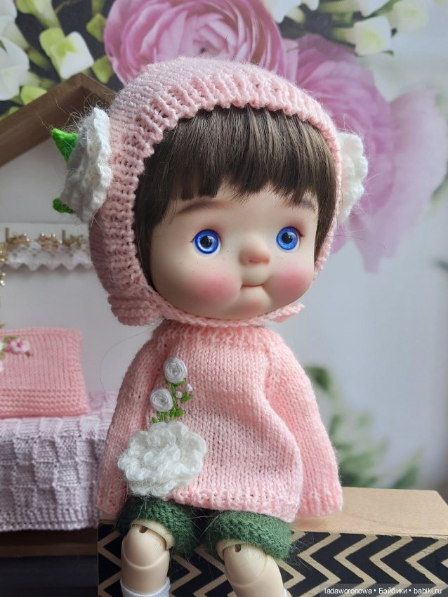 Вязаный комплект для большого Qbaby (фото 4)