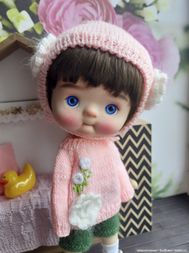 Вязаный комплект для большого Qbaby (фото 3)