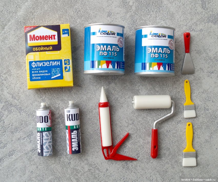Малярный набор №1 (масштаб 1:6) (фото 7)