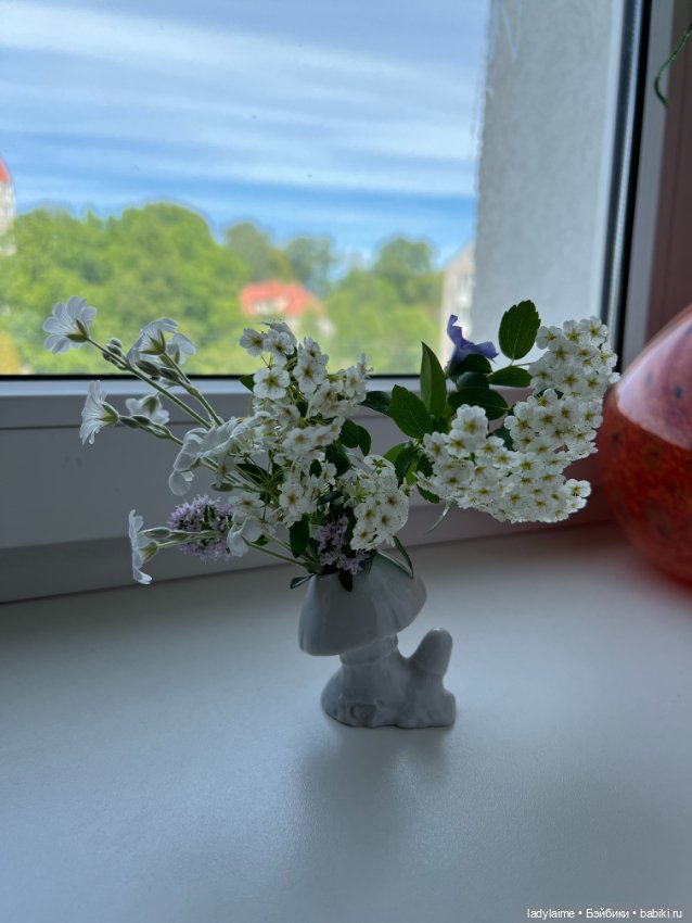 Редкая антикварная фигурка - вазочка - 6 см (фото 7)