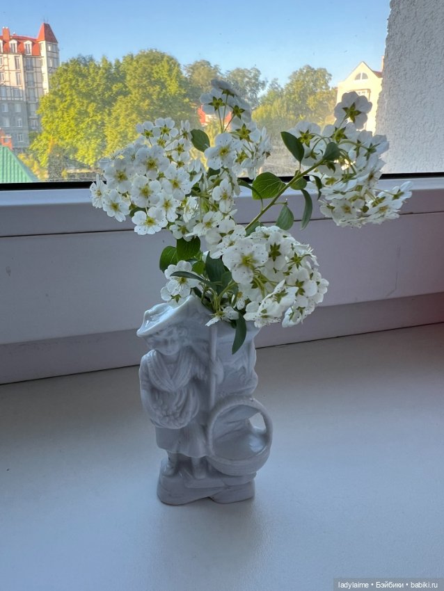 Редкая антикварная фигурка - вазочка - 8,2 см (фото 4)