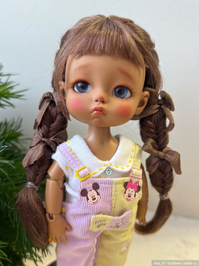 Парички Awen натуральный мохер размер 5/6 (фото 4)