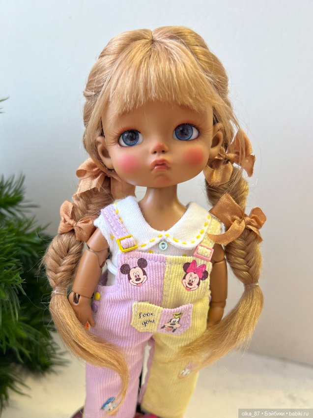 Парички Awen натуральный мохер размер 5/6