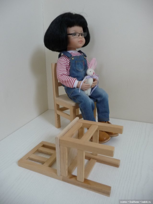 Стул для кукол ростом 30 -39 см (фото 5)