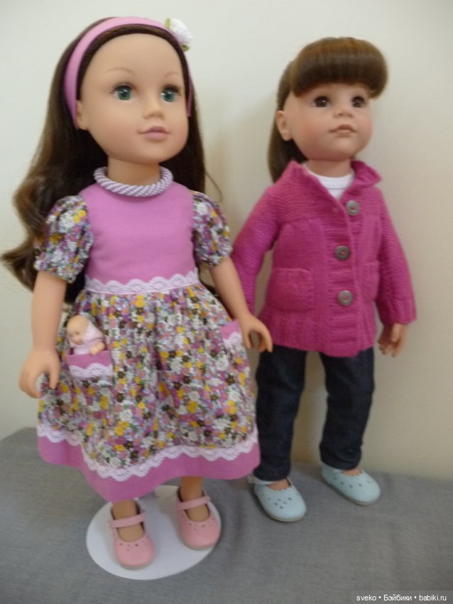 Кардиган для кукол Готц( Gotz) и им подобных (фото 6)