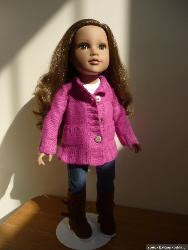 Кардиган для кукол Готц( Gotz) и им подобных (фото 5)