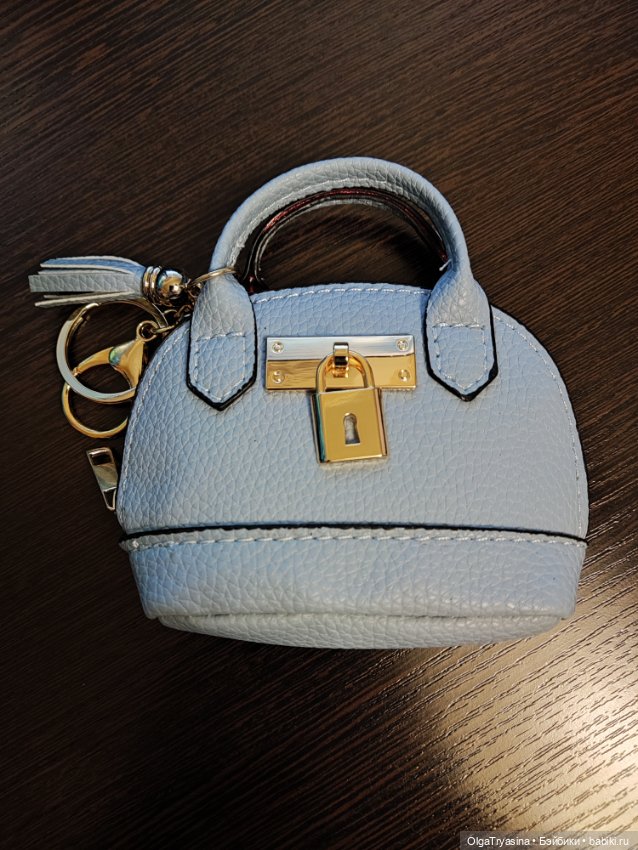 Сумка-тоут для кукол, голубая