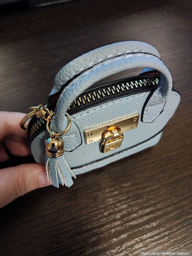 Сумка-тоут для кукол, голубая (фото 4)