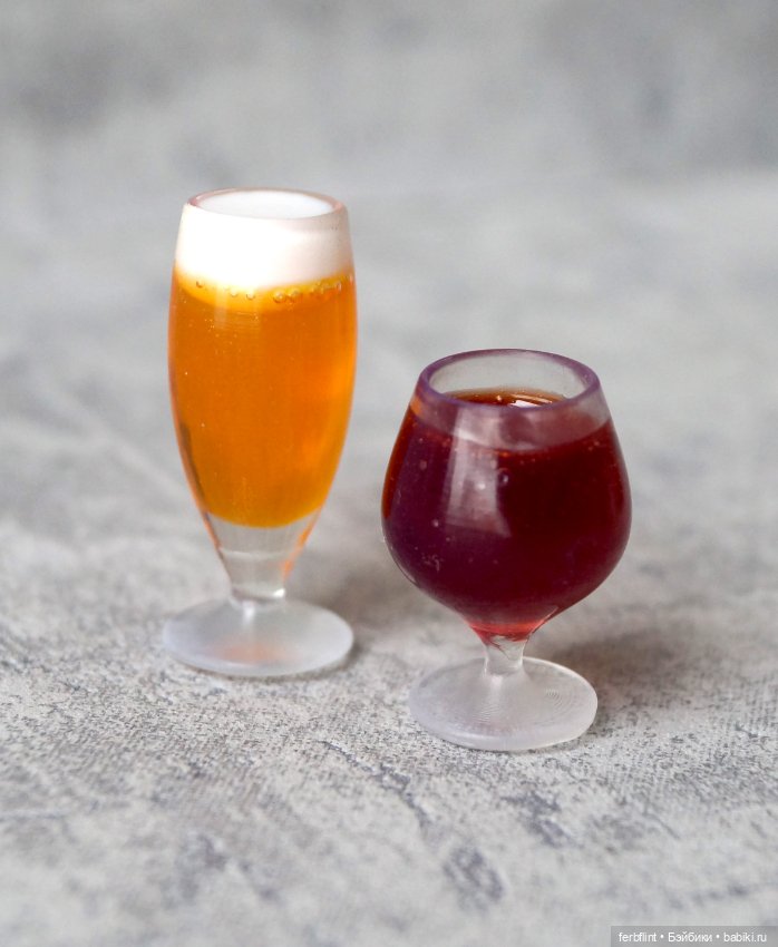 Напитки №3 (масштаб 1:6) — Миниатюра для кукол (фото 4)