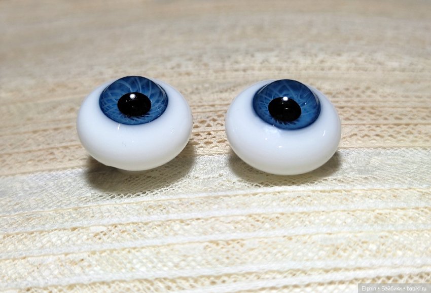 Французские спиральные paperweight глаза