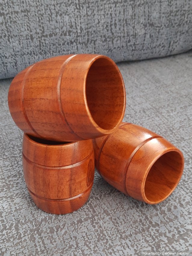 Большие деревянные бочки — Миниатюра для кукол (фото 5)