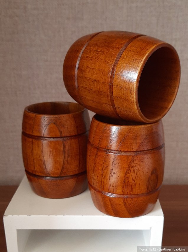 Большие деревянные бочки — Миниатюра для кукол (фото 6)