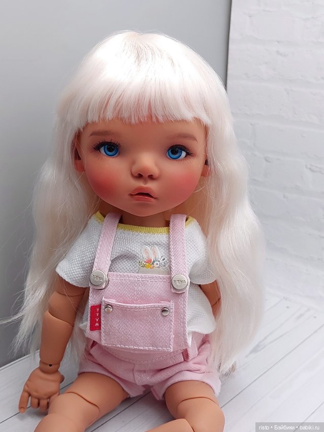 Красивый парик блонд для пельменей Meadow dolls за полцены