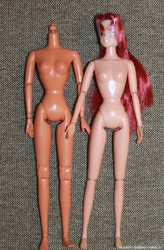 Светлое шарнирное тело Милли (Noix De Rome) для кукол 1/6