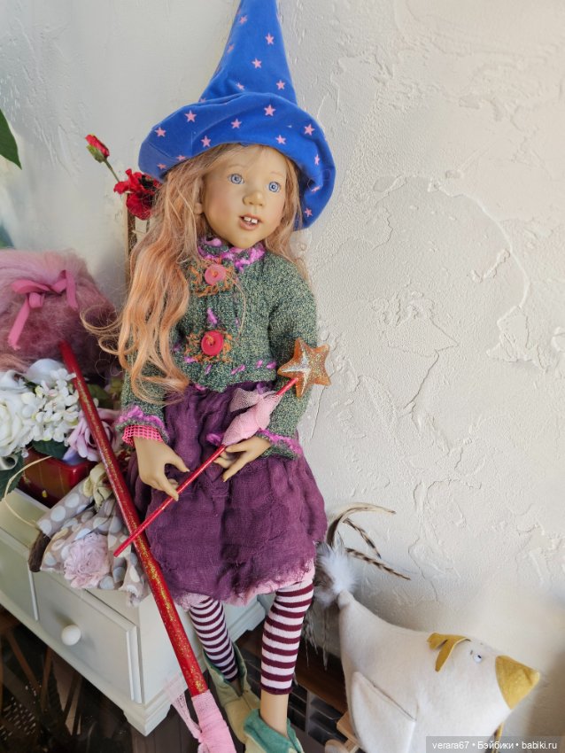 Смешная ведьмочка Pinki Pli от Annette Himstedt (фото 10)