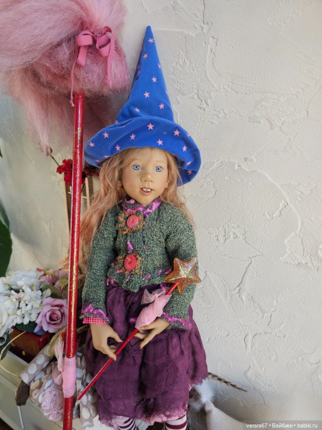 Смешная ведьмочка Pinki Pli от Annette Himstedt (фото 4)