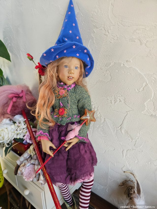 Смешная ведьмочка Pinki Pli от Annette Himstedt