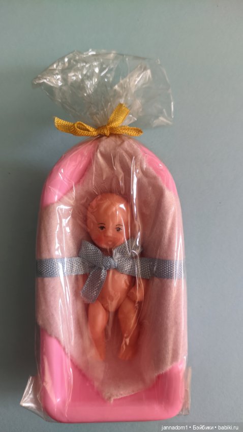 Пупсики резиновые в ванночке Ари Ari August Riedeler GmbH &Co KG, ГДР, высота 6 см (фото 6)