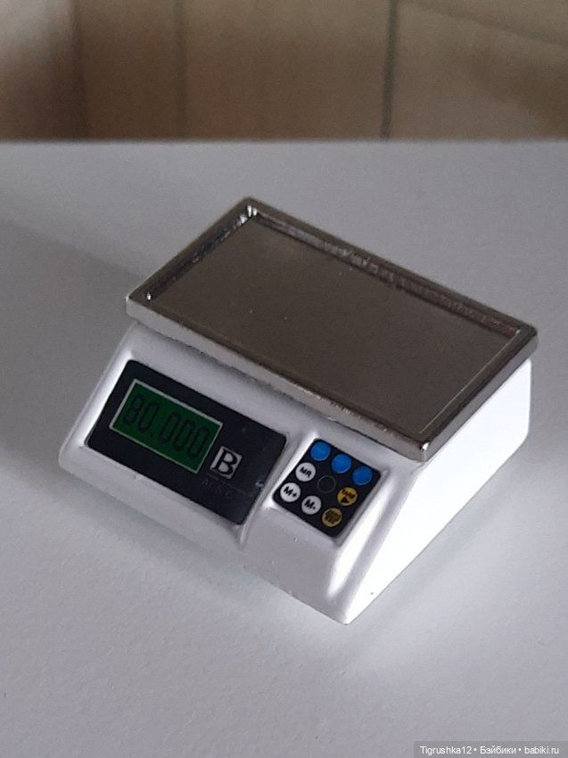 Весы металл — Миниатюра для кукол (фото 3)