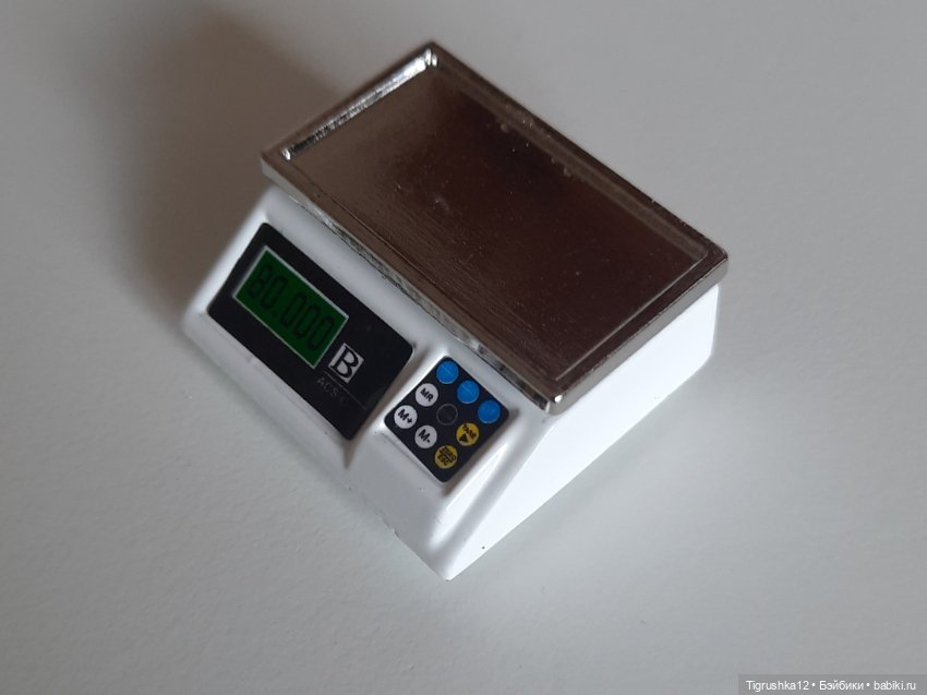 Весы металл — Миниатюра для кукол (фото 7)