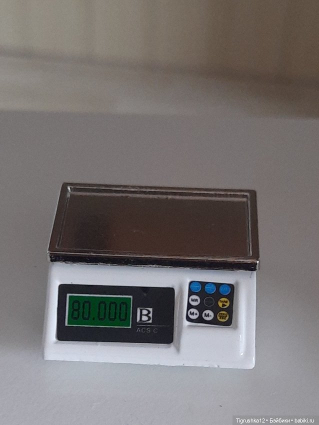 Весы металл — Миниатюра для кукол (фото 2)