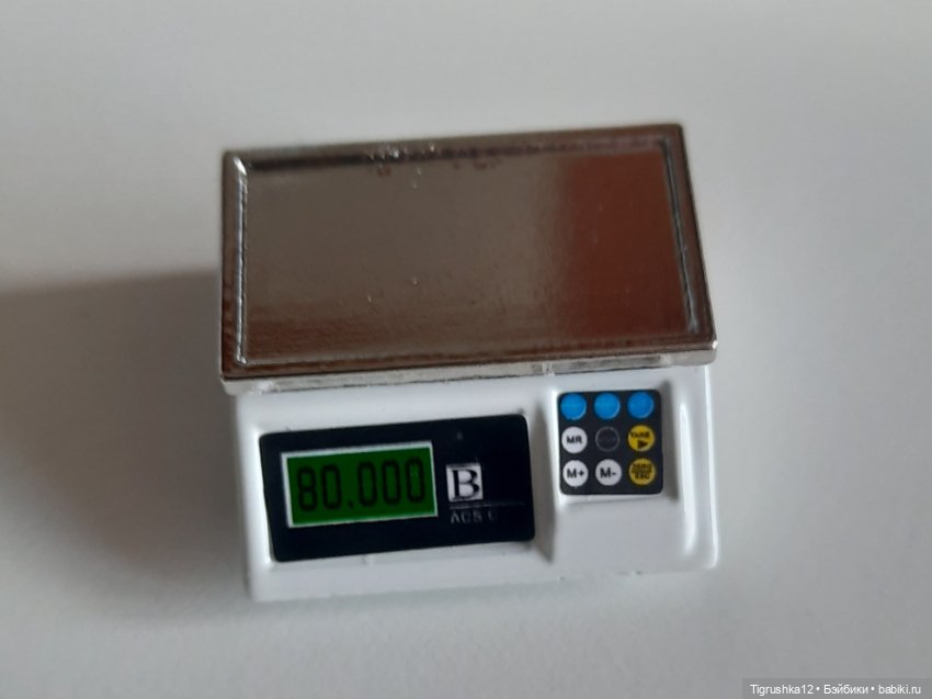 Весы металл — Миниатюра для кукол (фото 4)