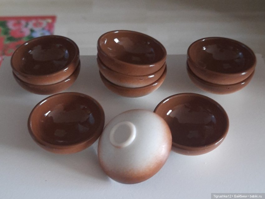 Тарелочки #2 — Миниатюра для кукол