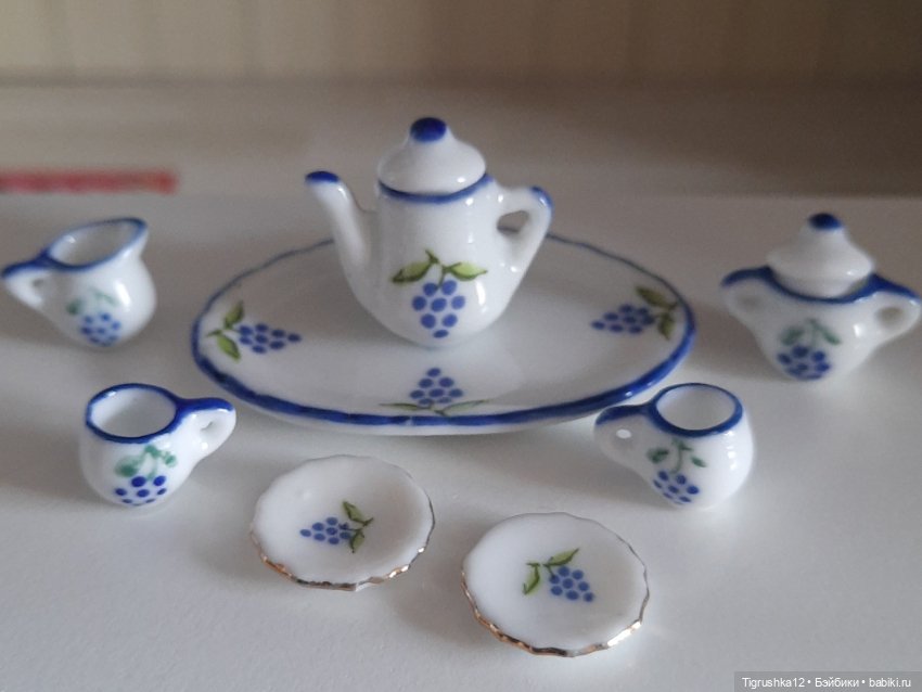 Чайный сервиз * — Посуда для кукол (фото 3)