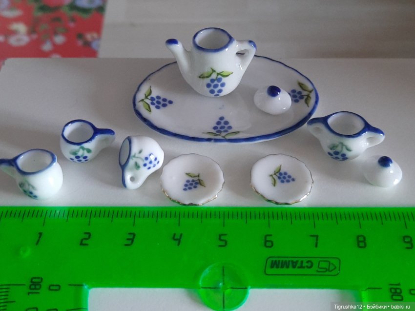 Чайный сервиз * — Посуда для кукол (фото 6)