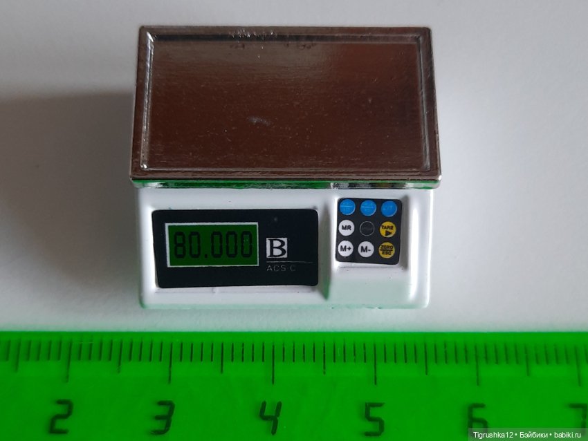 Весы металл — Миниатюра для кукол (фото 5)