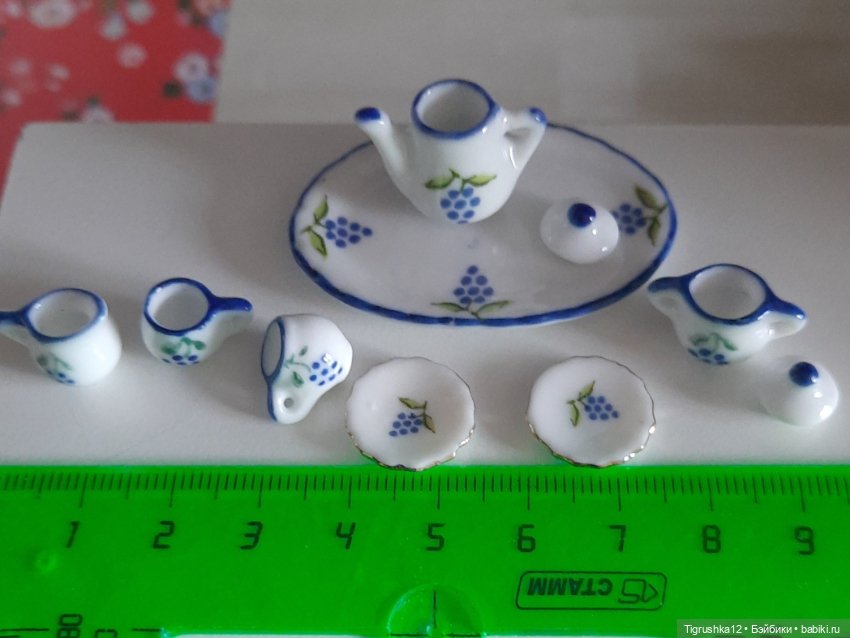 Чайный сервиз * — Посуда для кукол (фото 5)