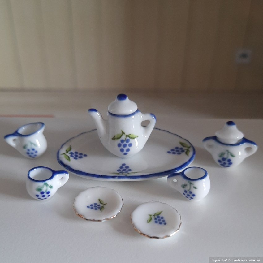 Чайный сервиз * — Посуда для кукол (фото 4)