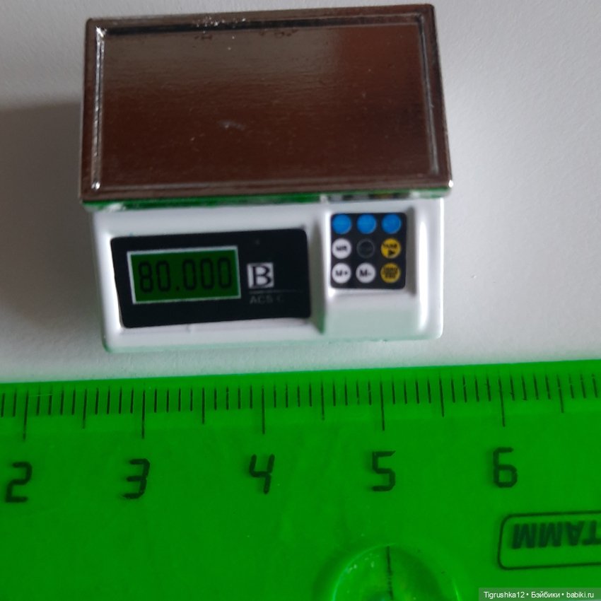 Весы металл — Миниатюра для кукол (фото 6)